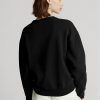 Svart Ralph Lauren fleecetröja för kvinnor Svart Ralph Lauren fleecetröja för kvinnor