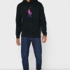Svart Ralph Lauren grafisk huvtröja för män Svart Ralph Lauren grafisk huvtröja för män