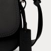 Svart Ralph Lauren läder Maddy axelväskor för kvinnor Svart Ralph Lauren läder Maddy axelväskor för kvinnor