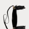 Svart Ralph Lauren Läder Medium Elaina Crossbody-väskor för kvinnor Svart Ralph Lauren Läder Medium Elaina Crossbody-väskor för kvinnor
