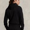 Svart Ralph Lauren Polo Sport Fleece Hoodie för män Svart Ralph Lauren Polo Sport Fleece Hoodie för män