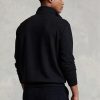 Svart Ralph Lauren The Rl fleecetröja för män Svart Ralph Lauren The Rl fleecetröja för män