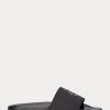Svart/vit herr Ralph Lauren Logo tofflor Svart/vit herr Ralph Lauren Logo tofflor