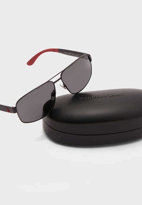 Svarta Ralph Lauren 0Ph3112 Aviator solglasögon för män Svarta Ralph Lauren 0Ph3112 Aviator solglasögon för män