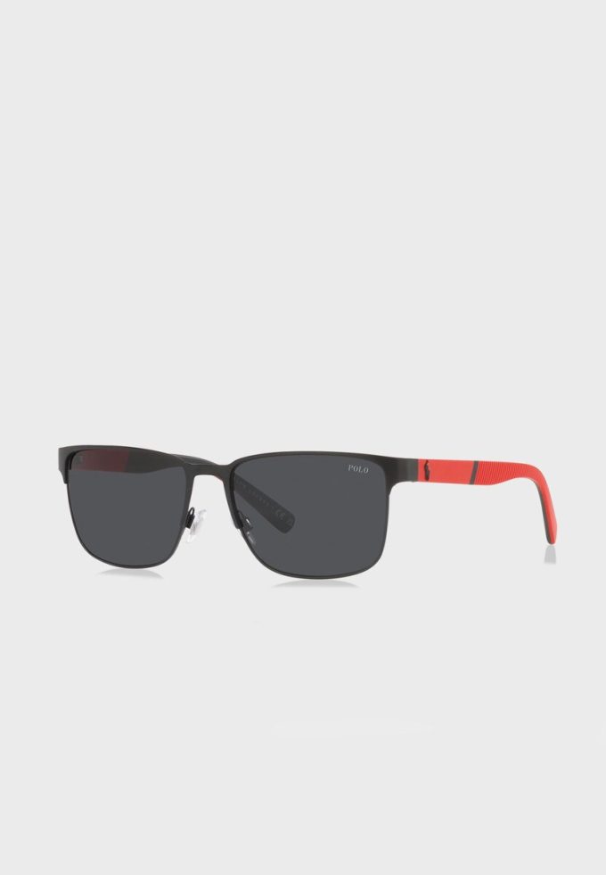 Svarta Ralph Lauren 0Ph3143 Wayfarers solglasögon för män