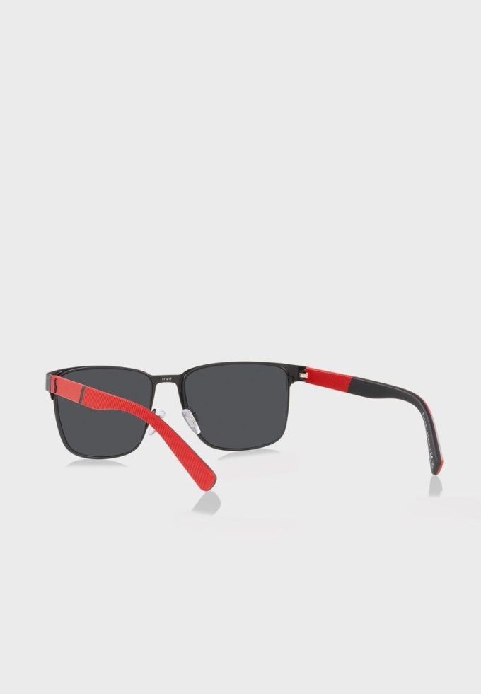 Svarta Ralph Lauren 0Ph3143 Wayfarers solglasögon för män