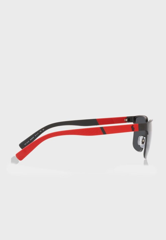 Svarta Ralph Lauren 0Ph3143 Wayfarers solglasögon för män