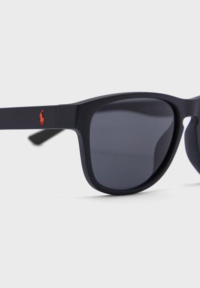 Svarta Ralph Lauren 0Ph4180U fyrkantiga solglasögon för män