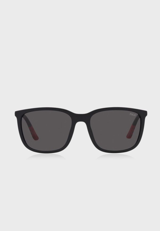 Svarta Ralph Lauren 0Ph4185U Wayfarers solglasögon för män