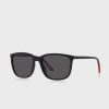 Svarta Ralph Lauren 0Ph4185U Wayfarers solglasögon för män