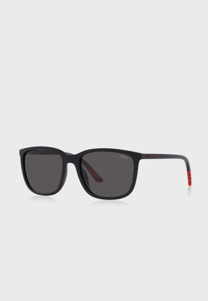 Svarta Ralph Lauren 0Ph4185U Wayfarers solglasögon för män