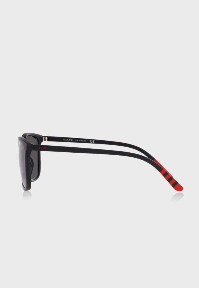 Svarta Ralph Lauren 0Ph4185U Wayfarers solglasögon för män
