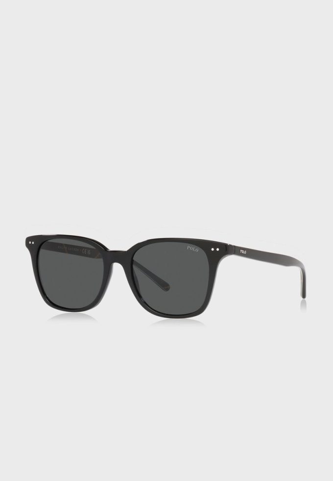Svarta Ralph Lauren 0Ph4187 Wayfarers solglasögon för män