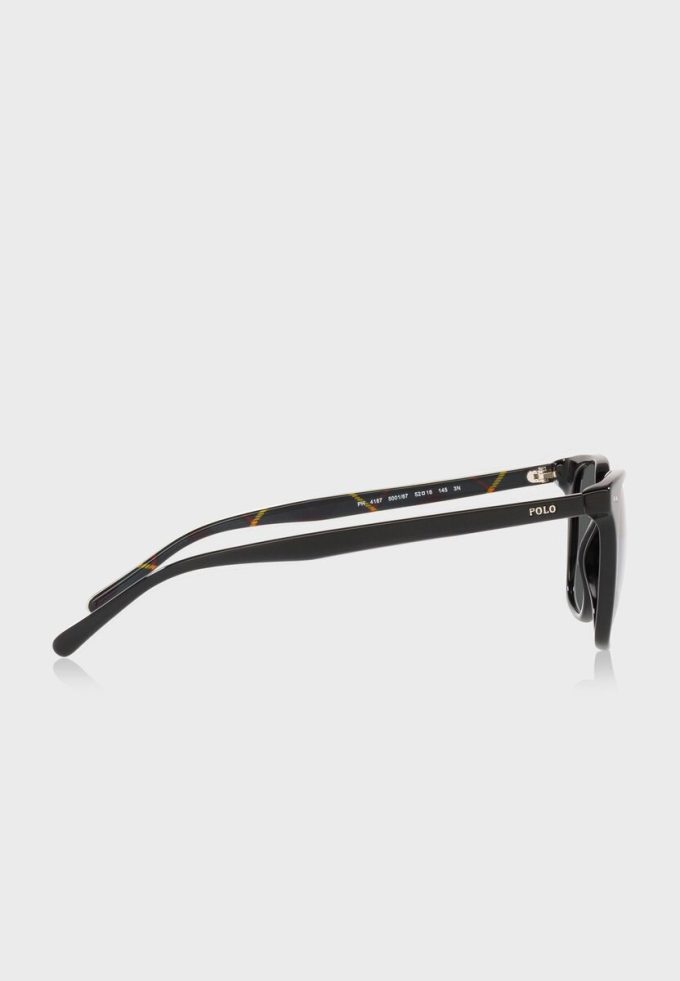 Svarta Ralph Lauren 0Ph4187 Wayfarers solglasögon för män