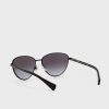 Svarta Ralph Lauren 0Ra4134 Aviator solglasögon för kvinnor