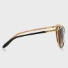 Svarta Ralph Lauren 0RA5150 Cat Eye solglasögon för kvinnor