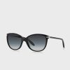 Svarta Ralph Lauren 0RA5160 Cat Eye solglasögon för kvinnor