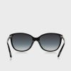 Svarta Ralph Lauren 0RA5160 Cat Eye solglasögon för kvinnor