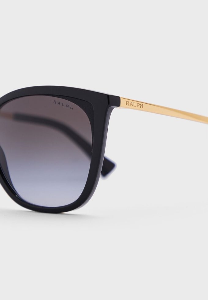 Svarta Ralph Lauren 0Ra5280 Wayfarers solglasögon för kvinnor