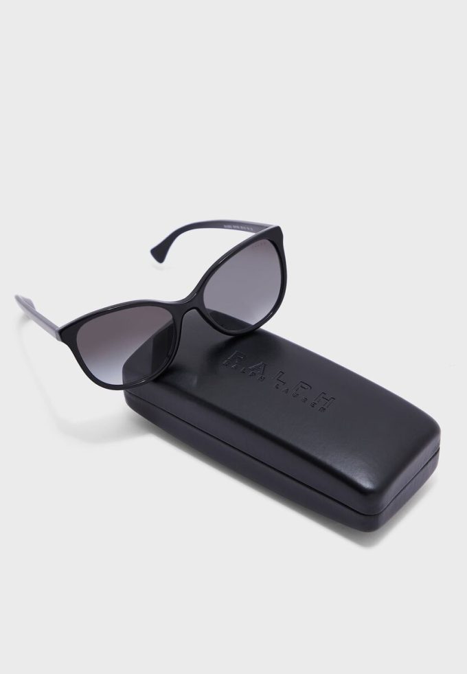 Svarta Ralph Lauren 0Ra5282U Wayfarers solglasögon för kvinnor