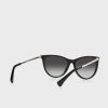 Svarta Ralph Lauren 0Ra5290 Cat Eye solglasögon för kvinnor