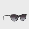 Svarta Ralph Lauren 0Ra5296 Wayfarer solglasögon för kvinnor