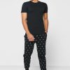 Svarta Ralph Lauren 3-pack olika t-shirts med rund hals för män