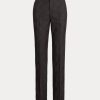 Svarta Ralph Lauren Alaina Jacquard Smokingbyxor för kvinnor Svarta Ralph Lauren Alaina Jacquard Smokingbyxor för kvinnor