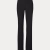 Svarta Ralph Lauren Alandra Stretch Wool byxor för kvinnor Svarta Ralph Lauren Alandra Stretch Wool byxor för kvinnor
