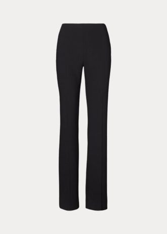 Svarta Ralph Lauren Alandra Stretch Wool byxor för kvinnor