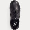 Svarta Ralph Lauren Bryn lädersneakers för kvinnor Svarta Ralph Lauren Bryn lädersneakers för kvinnor
