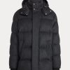 Svarta Ralph Lauren Cameron dunjackor i ullblandning för män Svarta Ralph Lauren Cameron dunjackor i ullblandning för män