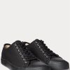 Svarta Ralph Lauren Canvas Sneakers för män