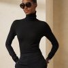 Svarta Ralph Lauren Cashmere Turtleneck-tröjor för kvinnor Svarta Ralph Lauren Cashmere Turtleneck-tröjor för kvinnor