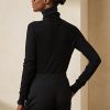 Svarta Ralph Lauren Cashmere Turtleneck-tröjor för kvinnor Svarta Ralph Lauren Cashmere Turtleneck-tröjor för kvinnor