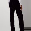 Svarta Ralph Lauren Declynn sammetsbyxor för kvinnor Svarta Ralph Lauren Declynn sammetsbyxor för kvinnor