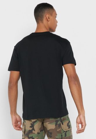 Svarta Ralph Lauren Essential T-shirts med rund hals för män