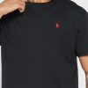 Svarta Ralph Lauren Essential T-shirts med rund hals för män Svarta Ralph Lauren Essential T-shirts med rund hals för män