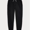Svarta Ralph Lauren fleecefriidrottsbyxor för kvinnor Svarta Ralph Lauren fleecefriidrottsbyxor för kvinnor