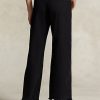 Svarta Ralph Lauren High-rise vidbens jeans för kvinnor Svarta Ralph Lauren High-rise vidbens jeans för kvinnor