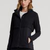 Svarta Ralph Lauren Hybrid-jackor med packbar huva för kvinnor Svarta Ralph Lauren Hybrid-jackor med packbar huva för kvinnor