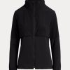 Svarta Ralph Lauren Hybrid-jackor med packbar huva för kvinnor Svarta Ralph Lauren Hybrid-jackor med packbar huva för kvinnor