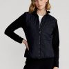 Svarta Ralph Lauren hybridjackor med full dragkedja för kvinnor Svarta Ralph Lauren hybridjackor med full dragkedja för kvinnor