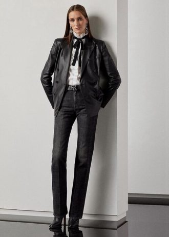 Svarta Ralph Lauren Kaida avslappnade jeans för kvinnor