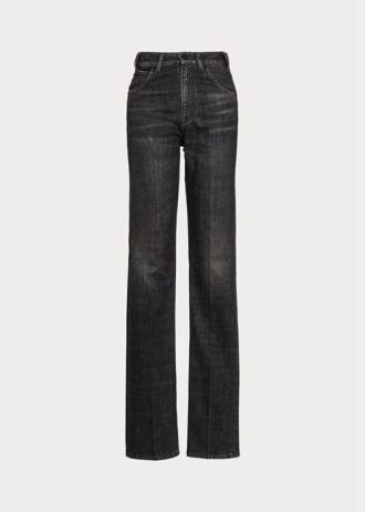 Svarta Ralph Lauren Kaida avslappnade jeans för kvinnor