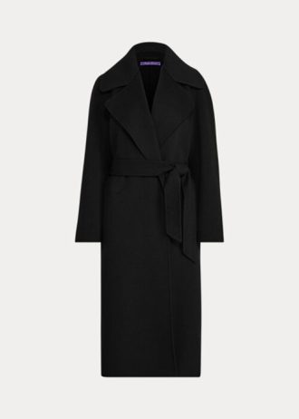 Svarta Ralph Lauren Leonarda omlottrockar för kvinnor