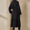 Svarta Ralph Lauren Leonarda omlottrockar för kvinnor Svarta Ralph Lauren Leonarda omlottrockar för kvinnor