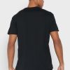 Svarta Ralph Lauren logotyp T-shirts med rund hals för män