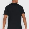 Svarta Ralph Lauren logotyp T-shirts med rund hals för män