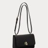Svarta Ralph Lauren Medium axelväskor i läder för kvinnor Svarta Ralph Lauren Medium axelväskor i läder för kvinnor